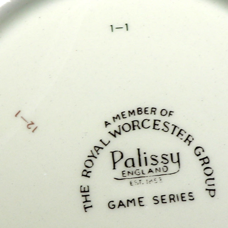 Vintage Royal Worcester Palissy China Game Series Mallard Ducks Serving Bowl
