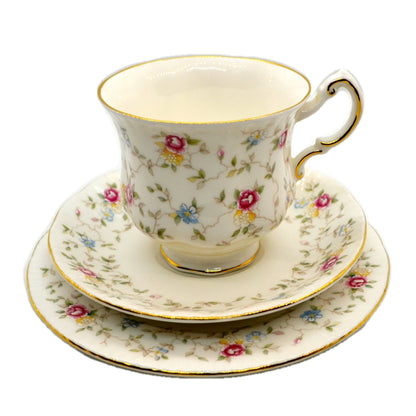 Paragon China First Choice Teacup Saucer and Side Plate Trio