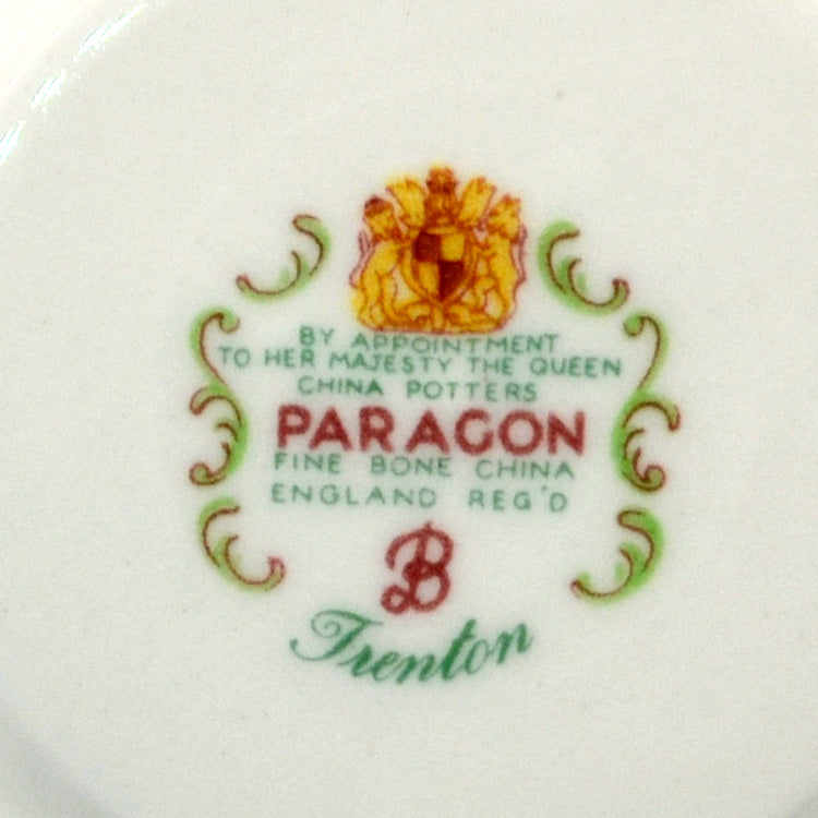 Paragon Bone China Trenton Saucer Mark