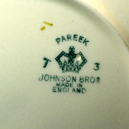 Johnson Brothers Pareek Pistachio Snow White Cake Plate