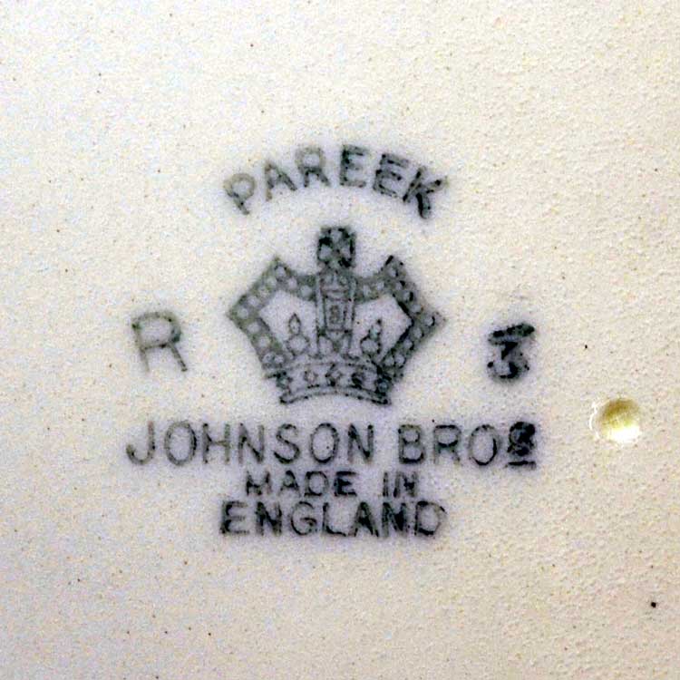 pareek china marks johnson brothers