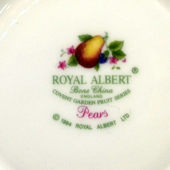 Royal Albert China Pears factory mark