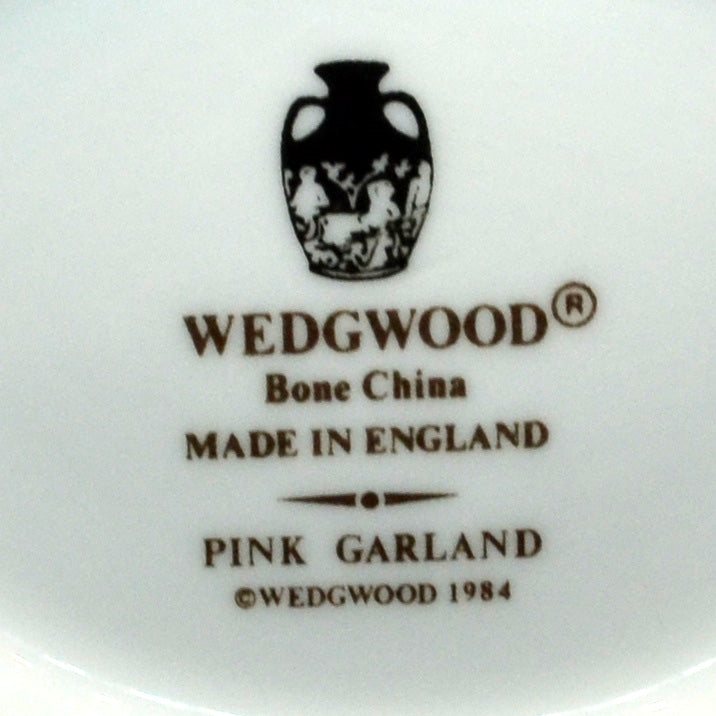 Wedgwood China Pink Garland china mark
