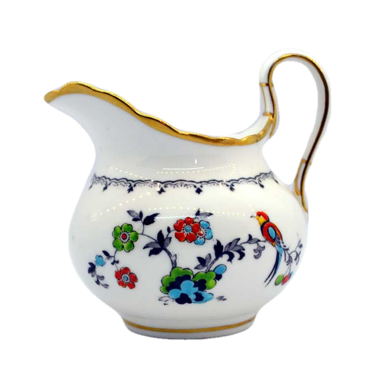 tuscan bone china parrot milk jug