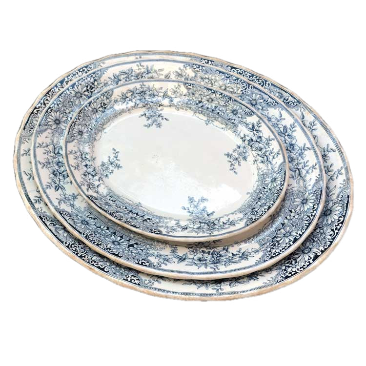 Antique keeling and co china platter set