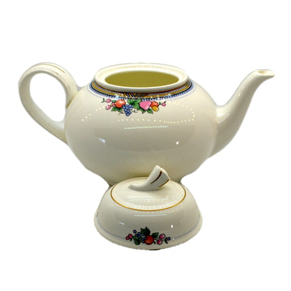 Royal Bone China Fruit Basket Teapot