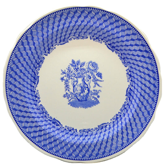 Spode The Blue Room china Blue and white Portland Vase Dinner Plate