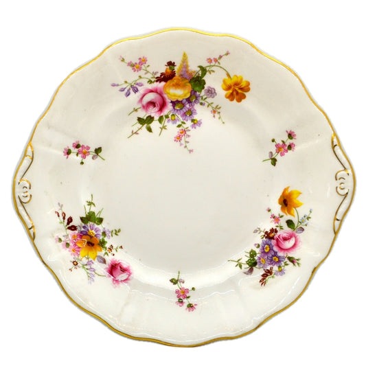Royal Crown Derby China Posies Round Cake Plate 1990