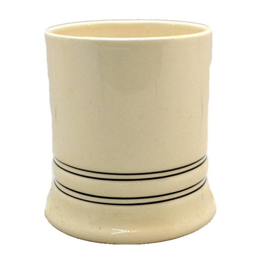 Cream Glazed Pottery Kitchen Tidy Jar