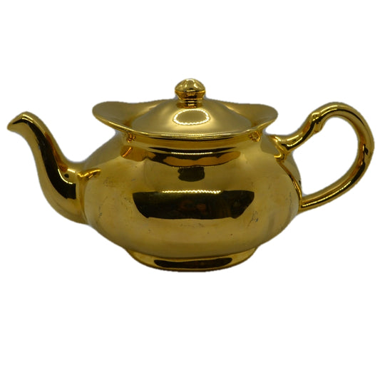 Vintage Price Bros gilt teapot
