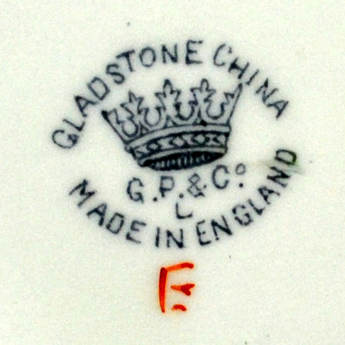 George Proctor & Co Gladstone China Art Deco 3645 Sugar Bowl