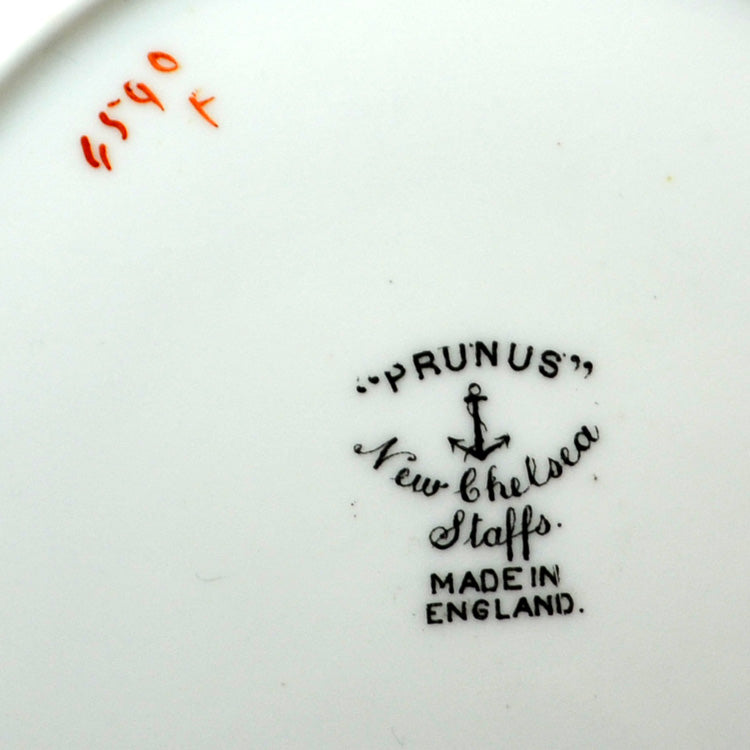 Antique R H & S L Plant New Chelsea China Side Plate Prunus Pattern