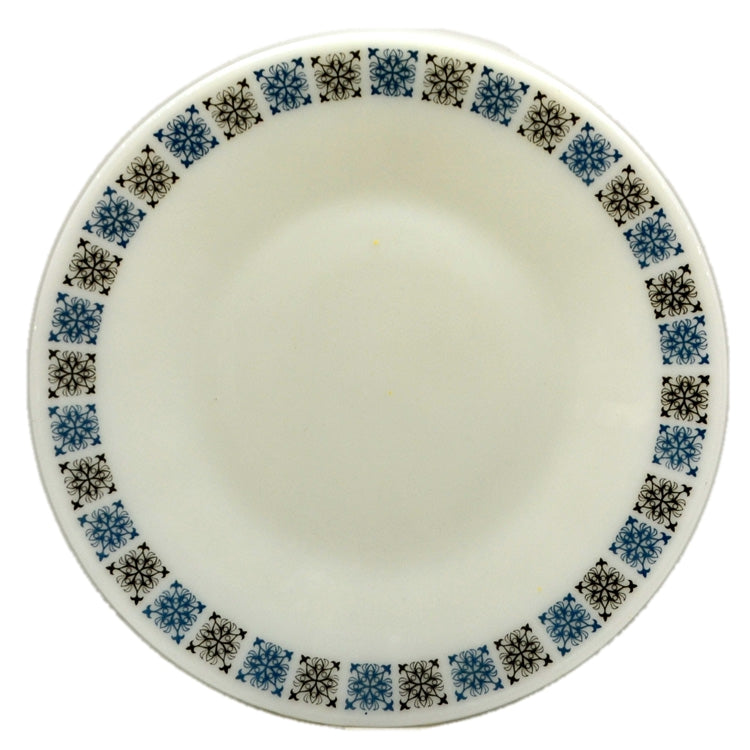 Pyrex Chelsea Pattern Pyrex J A J Chelsea pattern dinner plate – Vintage Farmhouse Antiques