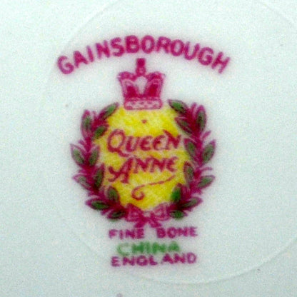 Queen Anne Gainsborough China Marks