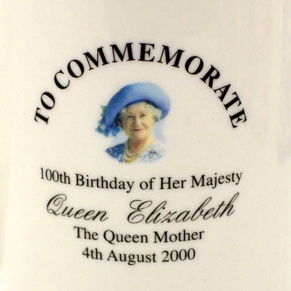 Heather China Commemorative Queen Mothers 100th Birthday Mug