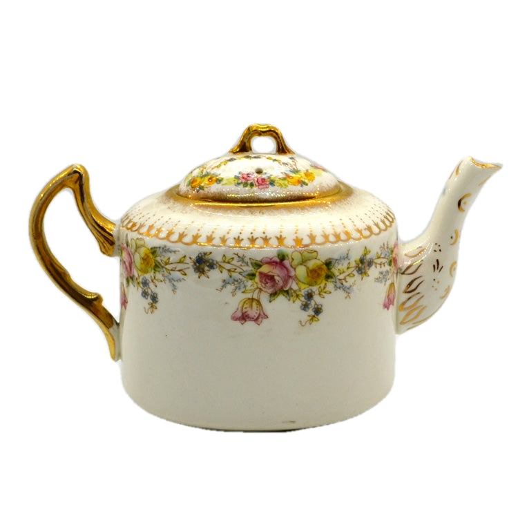 Rare Antique Redfern & Drakeford Floral China 2267 Teapot
