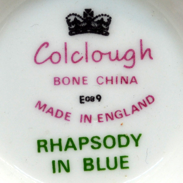 Colclough Rhapsody in Blue China China Mark
