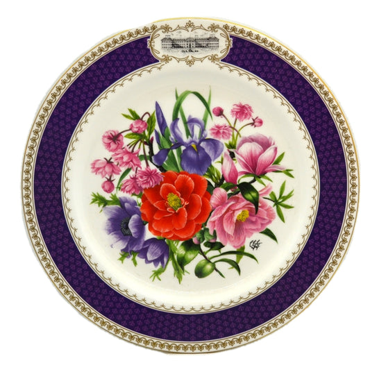 RHS Chelsea Flower Show Aynsley China Plate-1986
