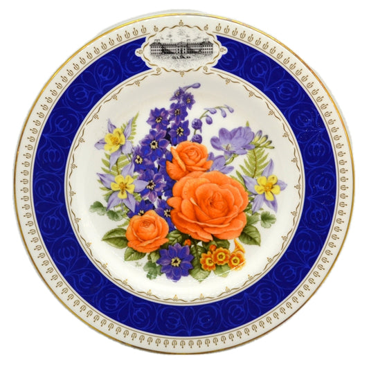RHS Chelsea Flower Show Royal Worcester China Plate-1988