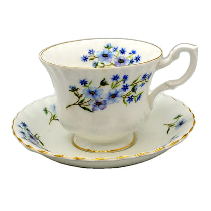 Richmond China Blue Rock Teacup and Saucer