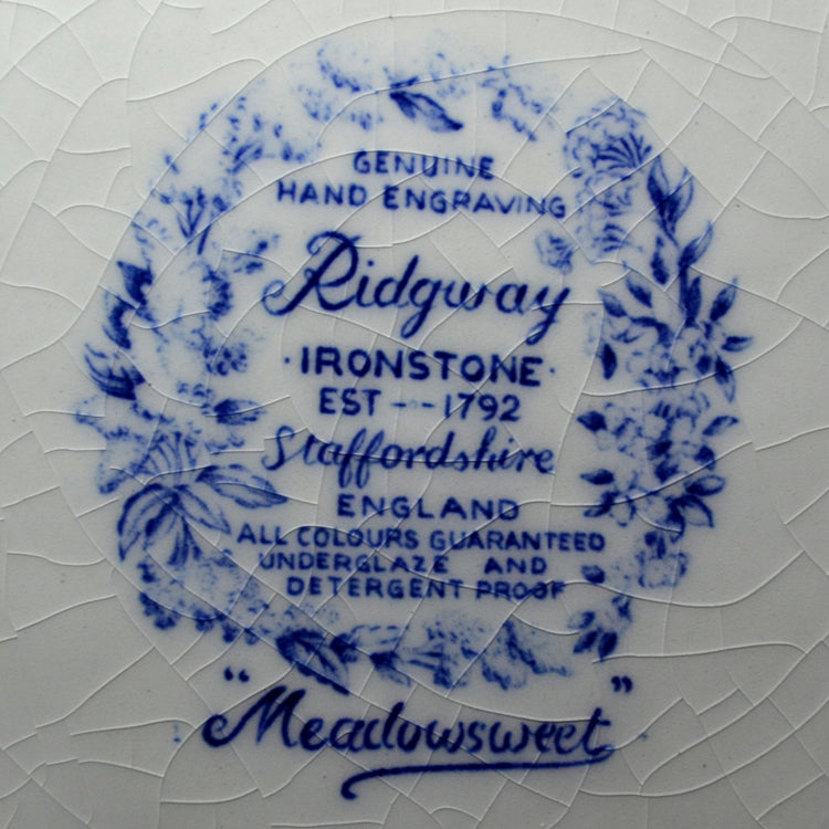 ridgway pottery china mark 1964