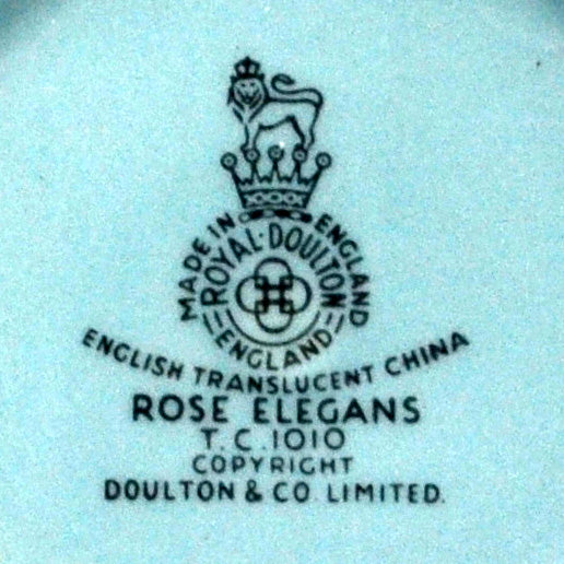 Royal Doulton Rose Elegans large china sugar bowl