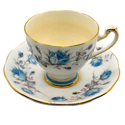 Roslyn Floral China R967 Teacup & Saucer