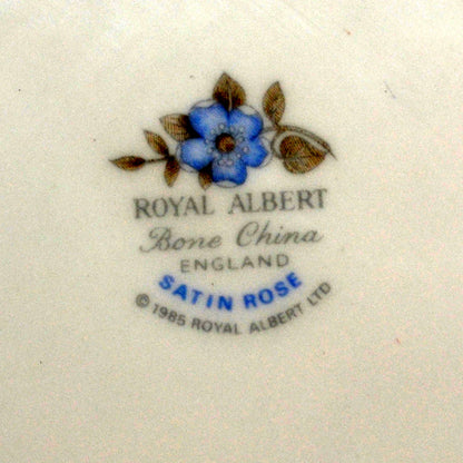 Royal Albert China Satin Rose Saucer Plate