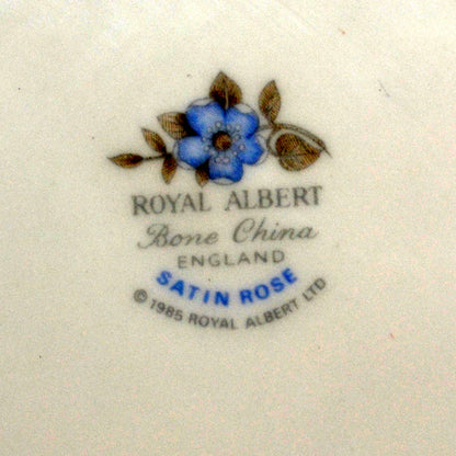 Royal Albert China Satin Rose Oval Serving Dish