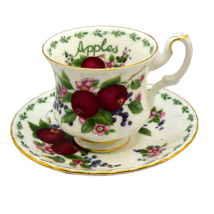 Royal Albert China Apples Teacup and Saucer