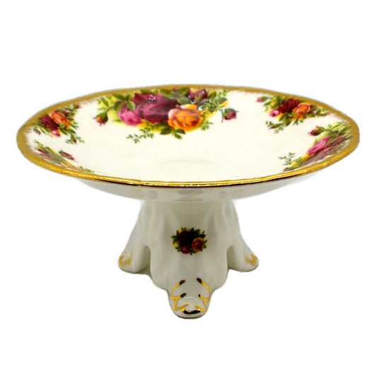 Royal Albert China Old Country Roses Small Tripod Cake Stand