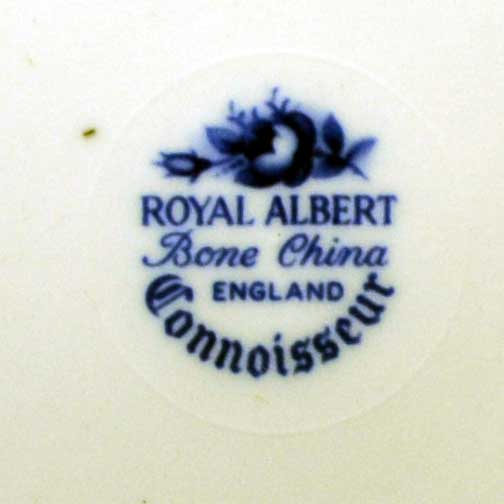 royal albert connoisseur china mark 1960 -1970