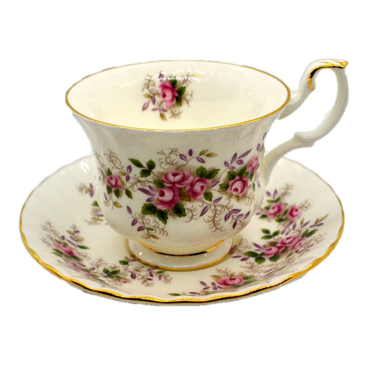 Royal Albert China Lavender Rose Teacup and Saucer