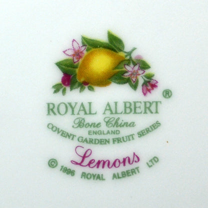 Royal Albert China Lemons mark