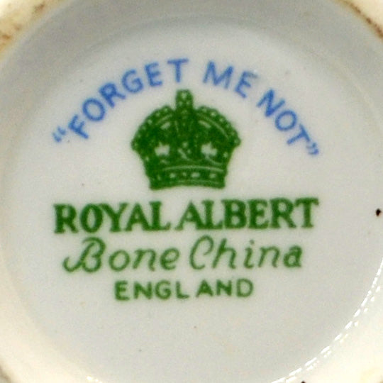 Royal Albert Floral China Teacup and Saucer Forget Me Not