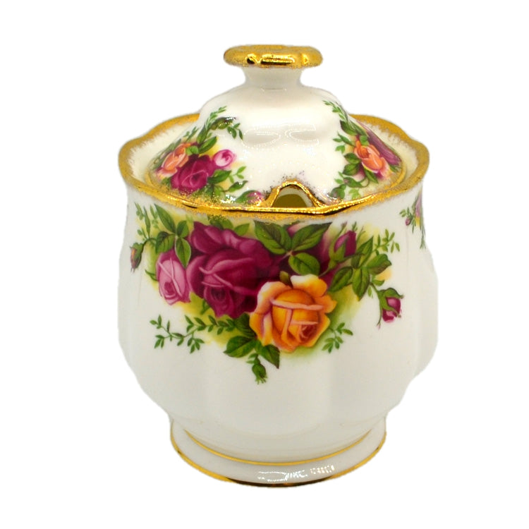 Royal Albert China Old Country Roses Jam or Honey Pot