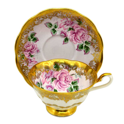 royal albert china mark portrait series pink roses