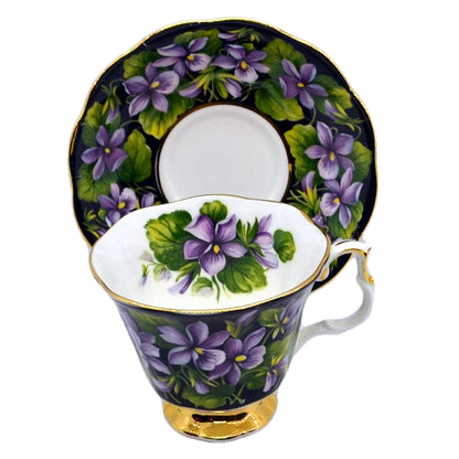 Royal Albert Provincial Flowers Purple Violet 