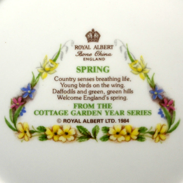 Royal Albert Cottage Garden Year Series Spring Plate