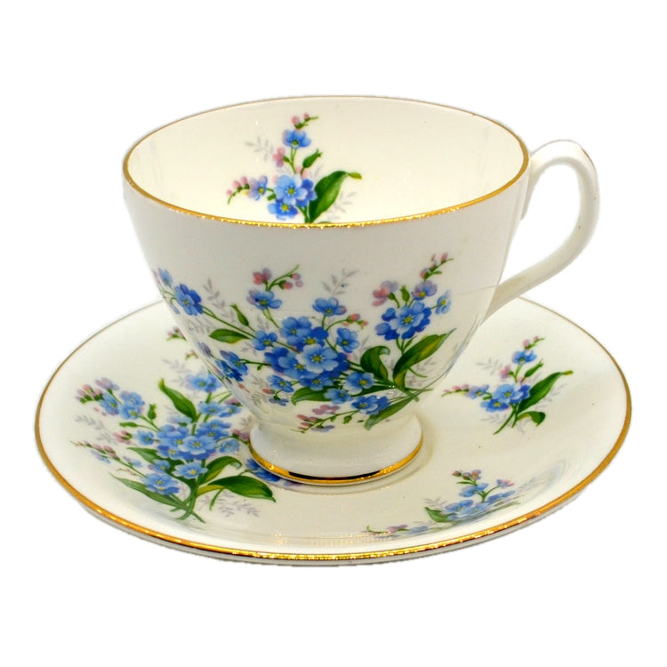 Royal Albert Floral China Teacup and Saucer Forget Me Not