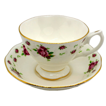 Royal Albert China new Country Roses Teacup and Saucer