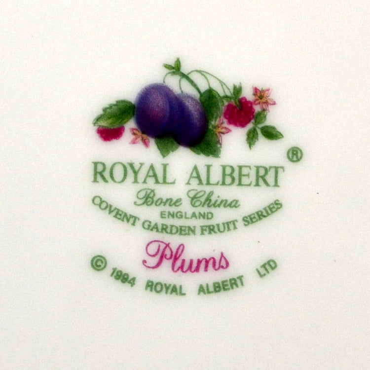 Royal Albert China Plums Side Plate