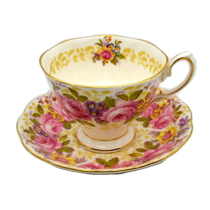 Royal Albert China Serena Teacup and Saucer Rd No 839329