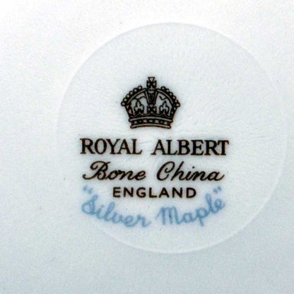 Royal Albert Silver Maple China dinner plate 10.25 inch