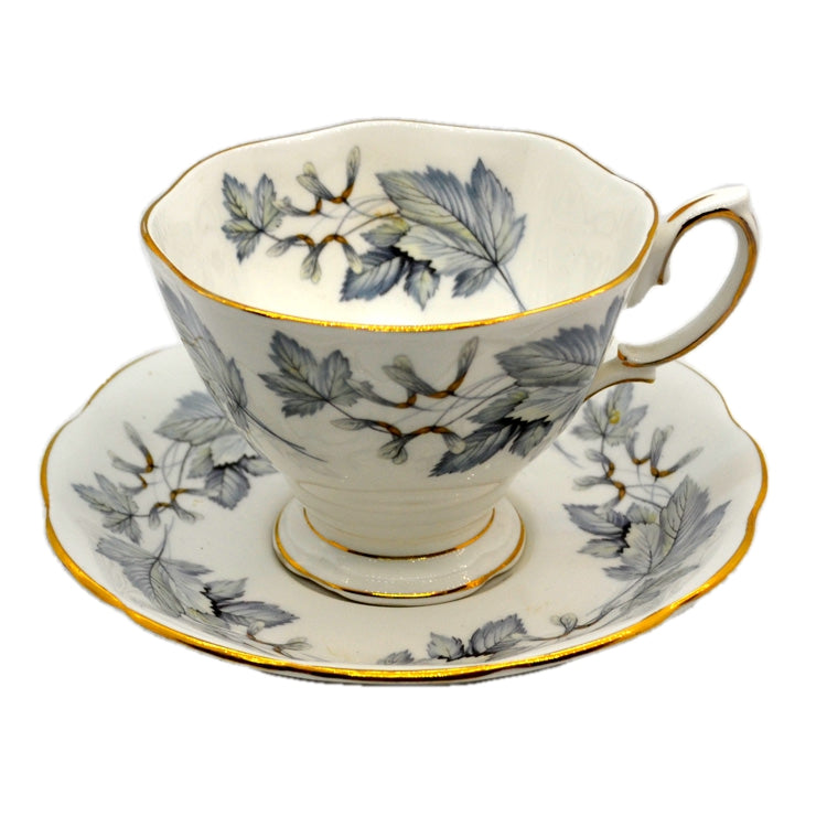 Royal Albert Silver Maple Bone China Tea Cup and Saucer