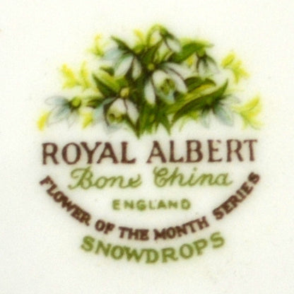 Royal Albert Flowers of the Month china mark