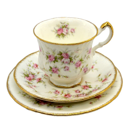 Royal Albert Paragon Victoriana Rose Montrose Teacup Trio