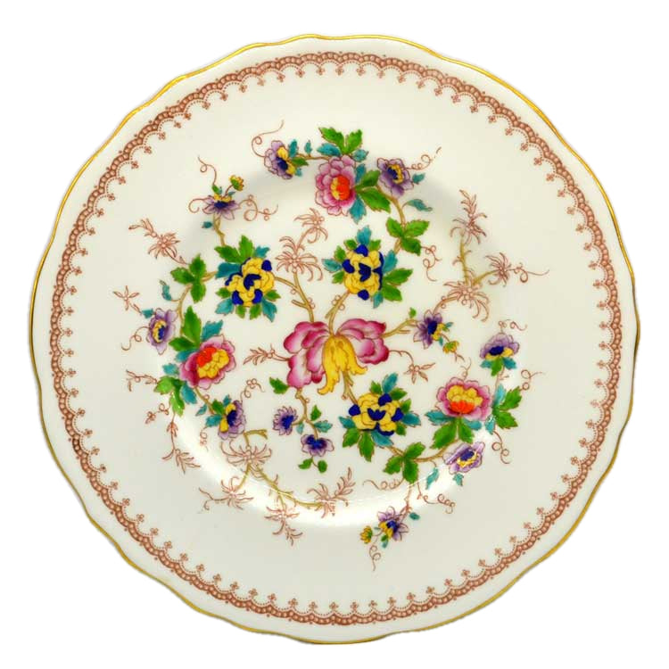 Royal Cauldon porcelain plate Keepsake pattern
