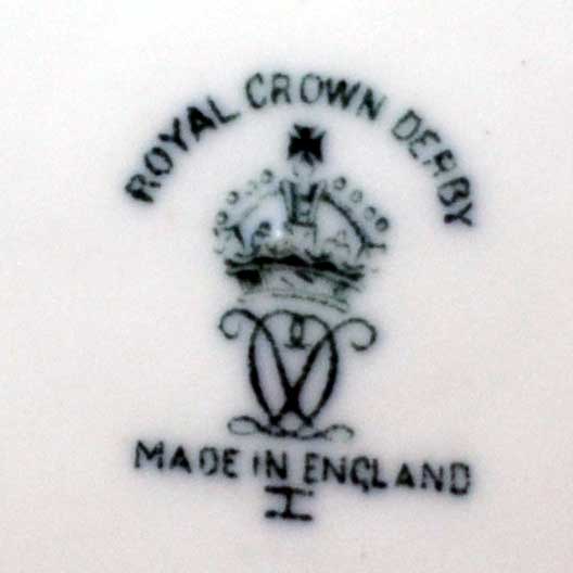 Royal Crown Derby 7392 china mark