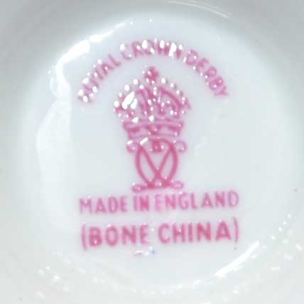 crown derby tea cup mark